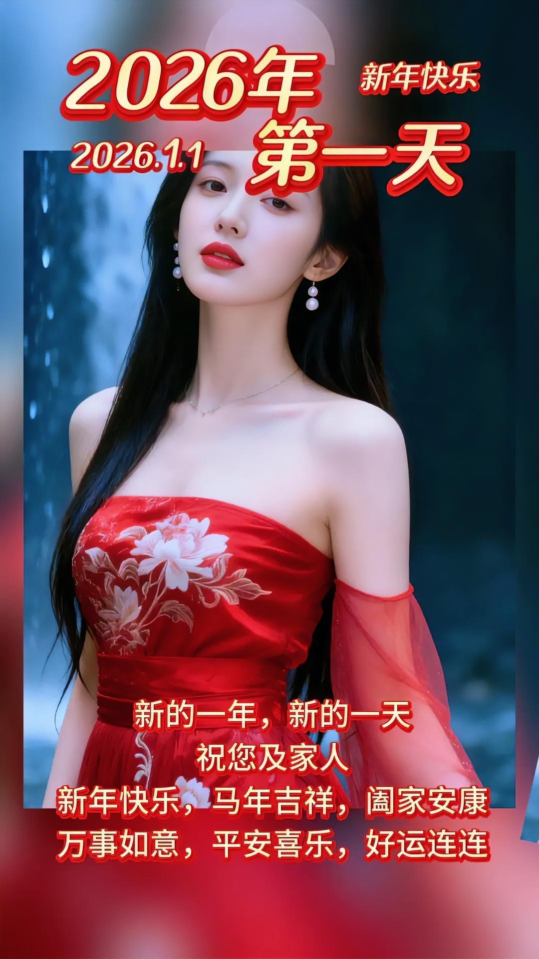 2026满欣欢喜的赶来，我们在新的一年，岁月静好，时光安然，我们揣着阳光赶路，笑