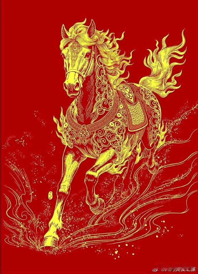 金马奔腾，迎春接福！🐴🌸💫