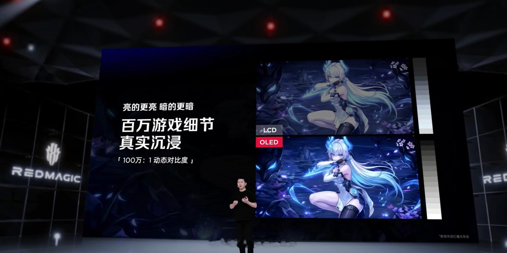 红魔游戏平板5Pro采用9.06英寸2400×1504OLED屏