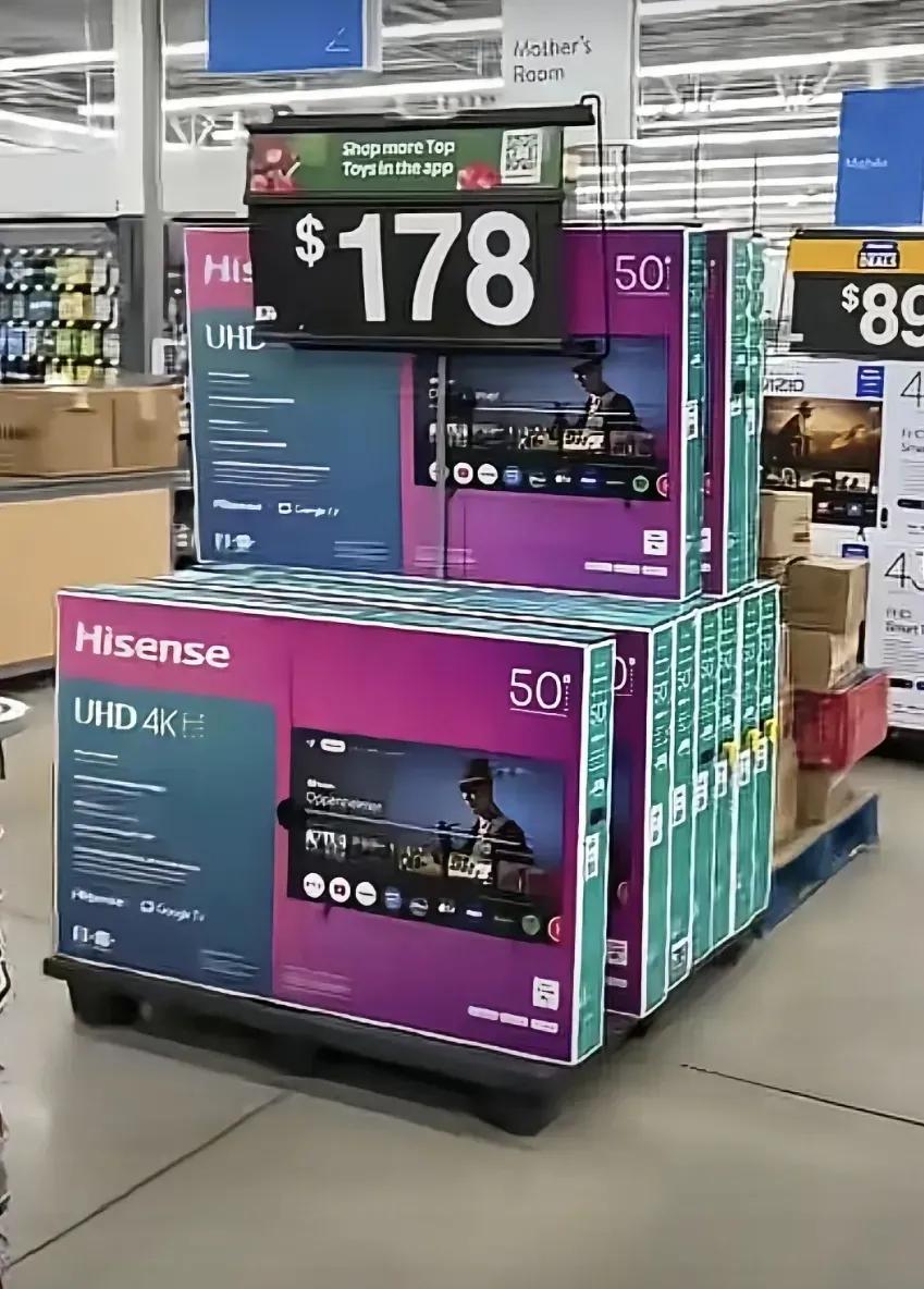 中国液晶电视在欧美很吃香，国内卖1499元的50寸彩电，在美国卖178美元，美国