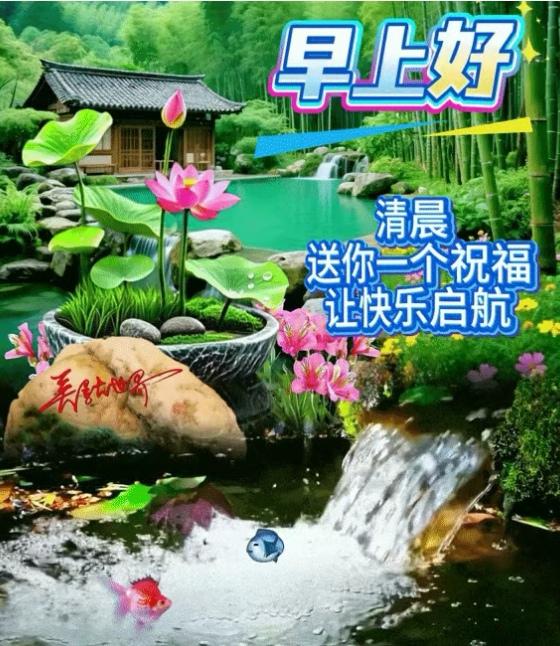 祝你人生有九好：身體好、心情好；情緒好、心態好；習慣好、言語好；關繫好、