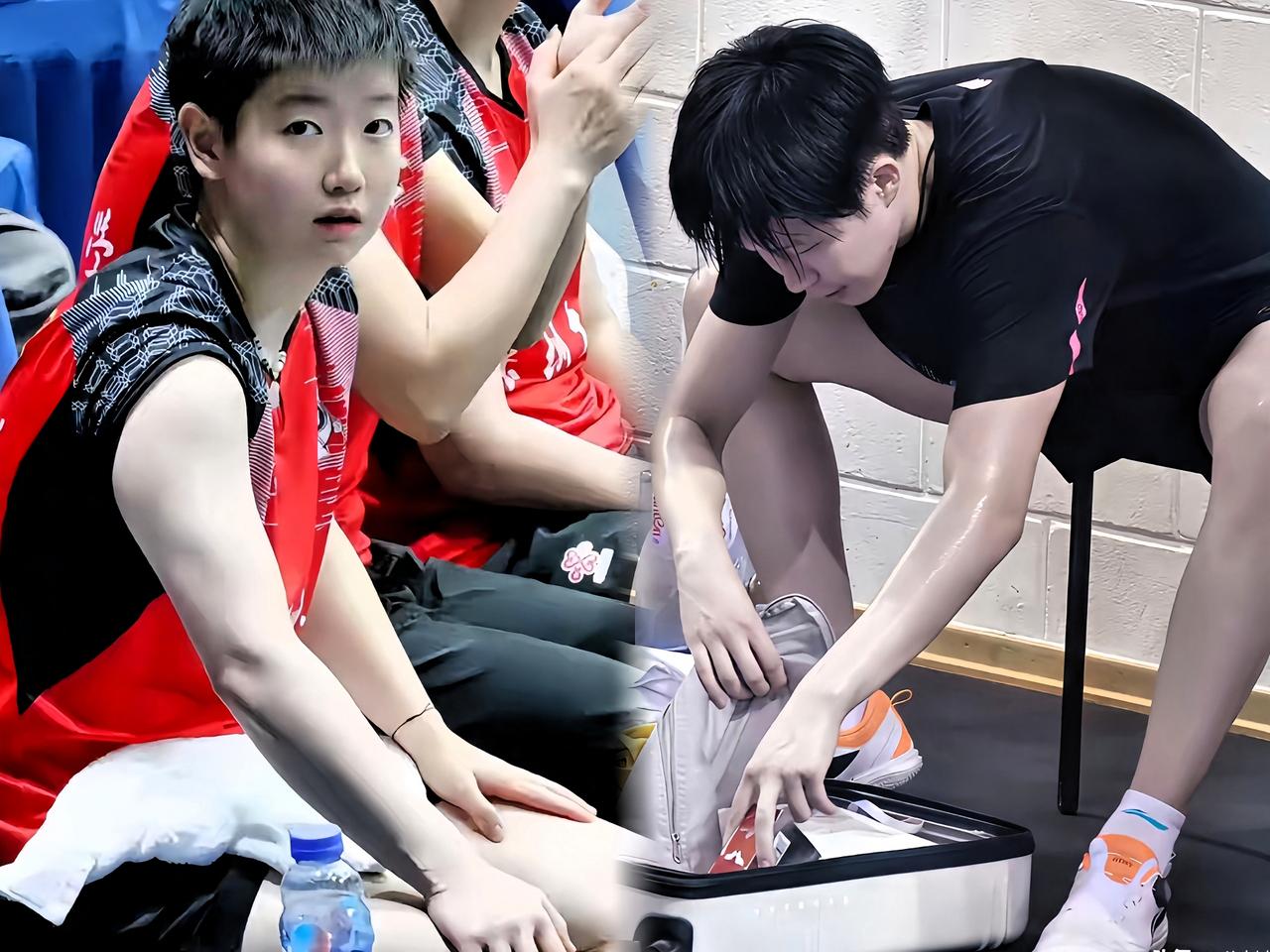 莎莎和大头那是真的白，白到发光那种！俩人往那儿一站，就感觉特别清爽干净。