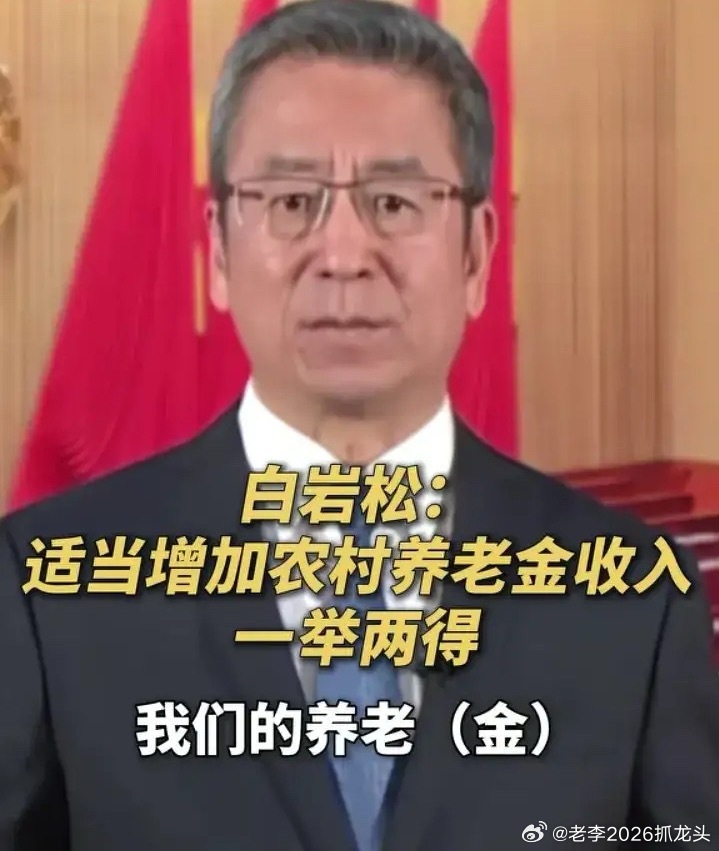 白岩松说，农民的养老金太少了才2百块，适当得增加农民养老金好处多多，想必好多人觉