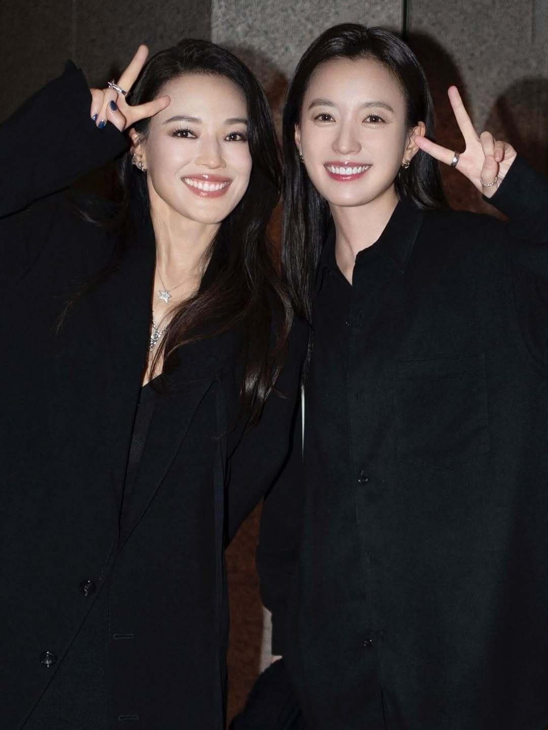 和韩孝周两大美女同框！