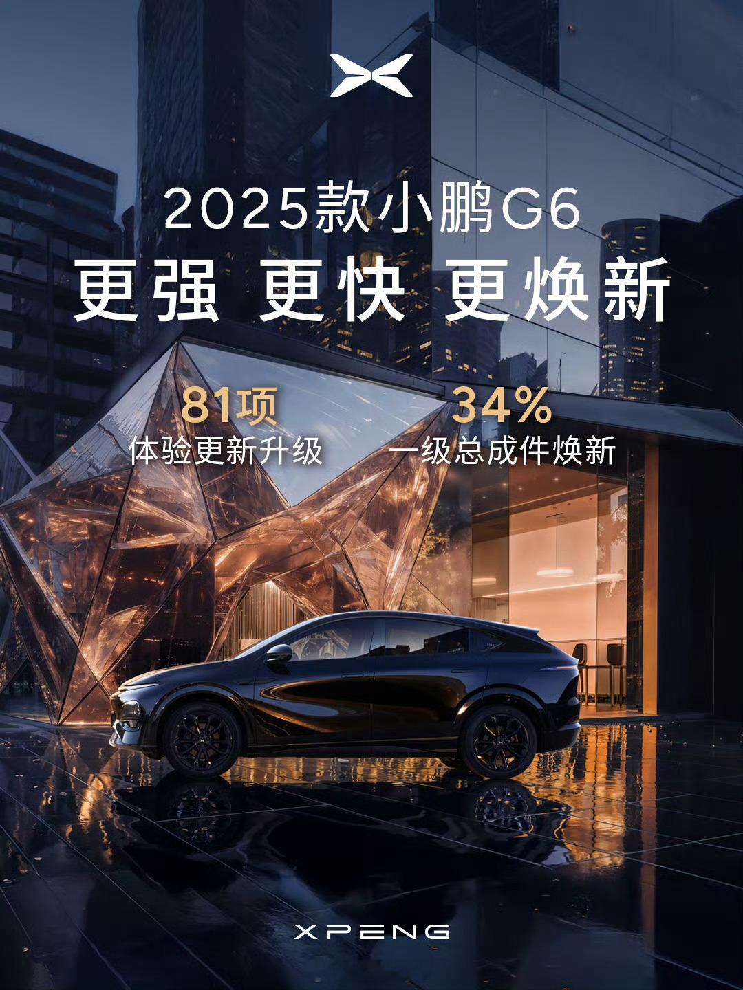 看了一下2025款G6新升级的功能前排座椅升级了按摩，副驾多了腰托舒适度加入了流