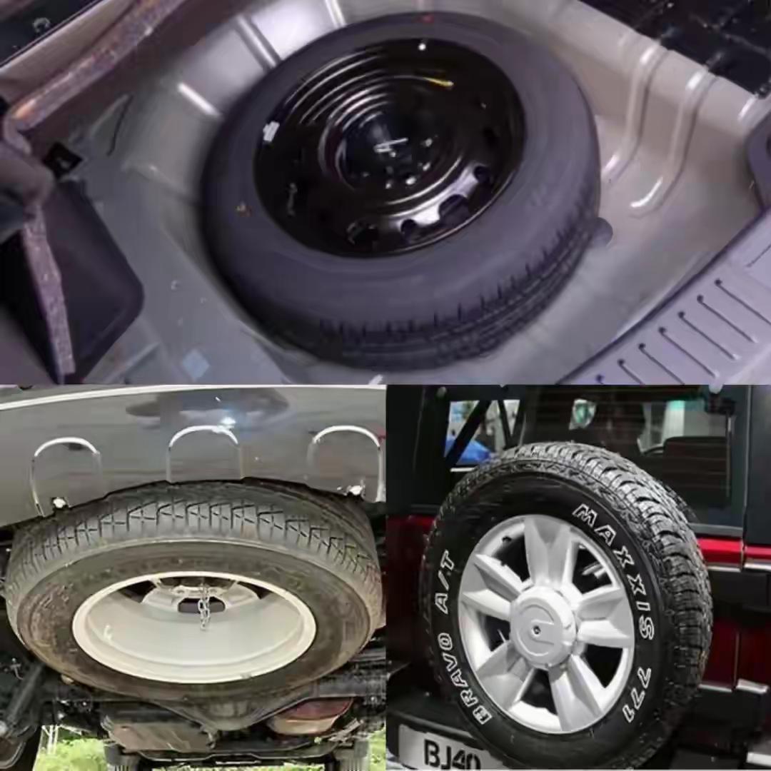 上个月陪朋友提新车，办完手续我顺手打开后备箱，想看看备胎在哪。掀开盖板，空的。连