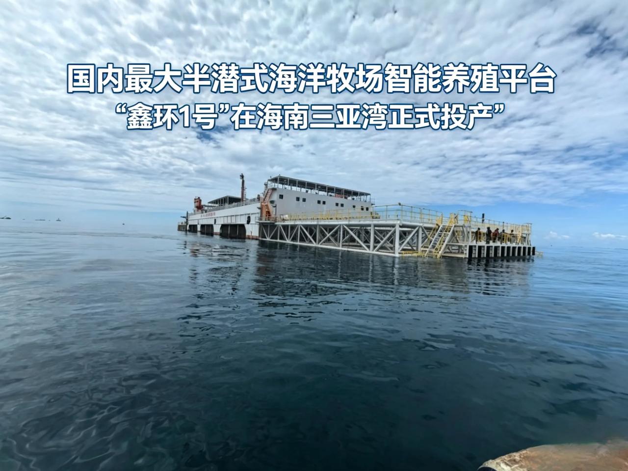 年产800万斤鱼！这座海上粮仓够多少人吃一整年？年产800万斤鱼的海上粮仓，数