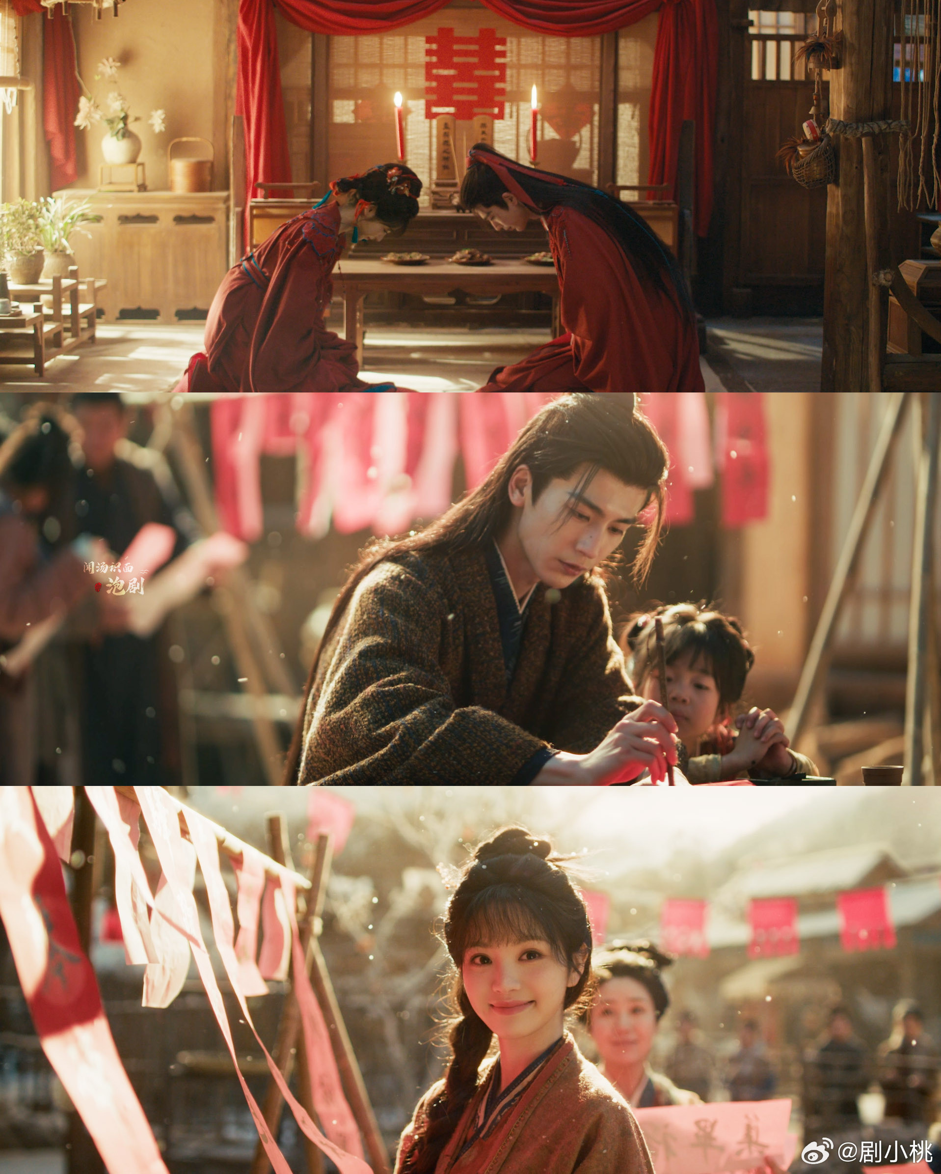 说好的假结婚但甜成真夫妻了深夜对手戏真的太有看点😌！孤男寡女共处一室，门外还