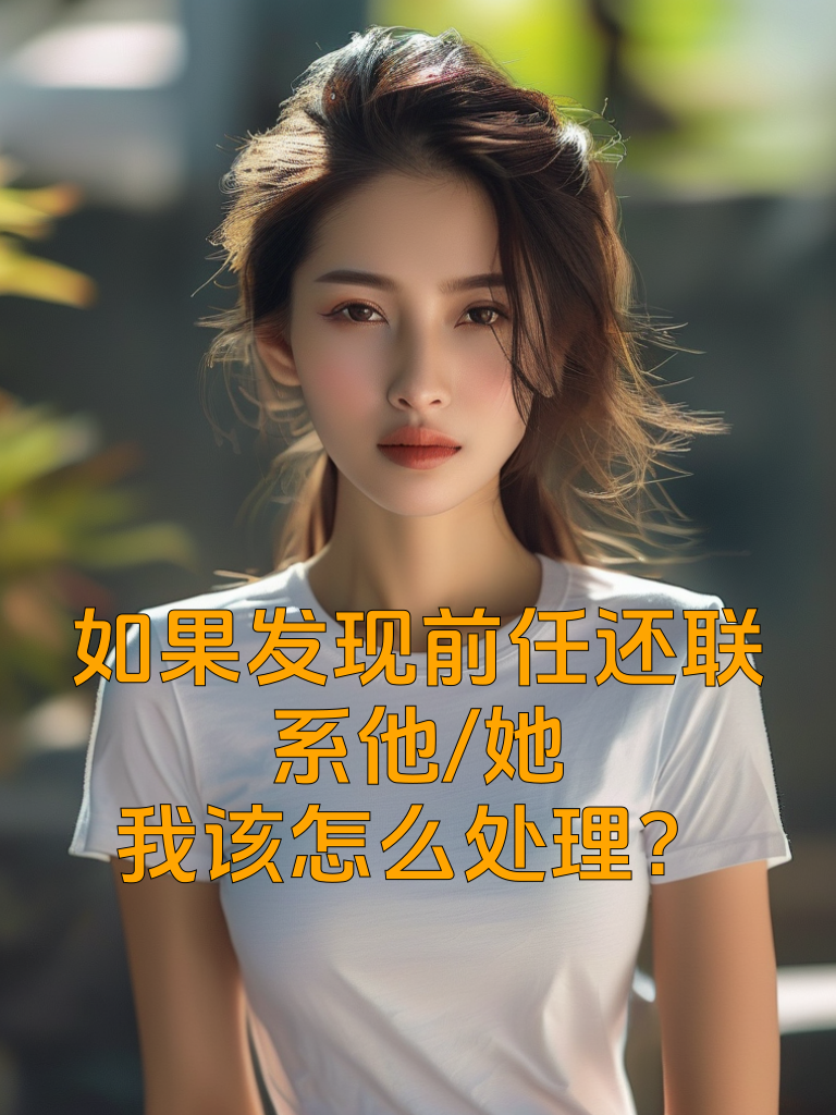 如果发现前任还联系他/她，我该怎么处理？