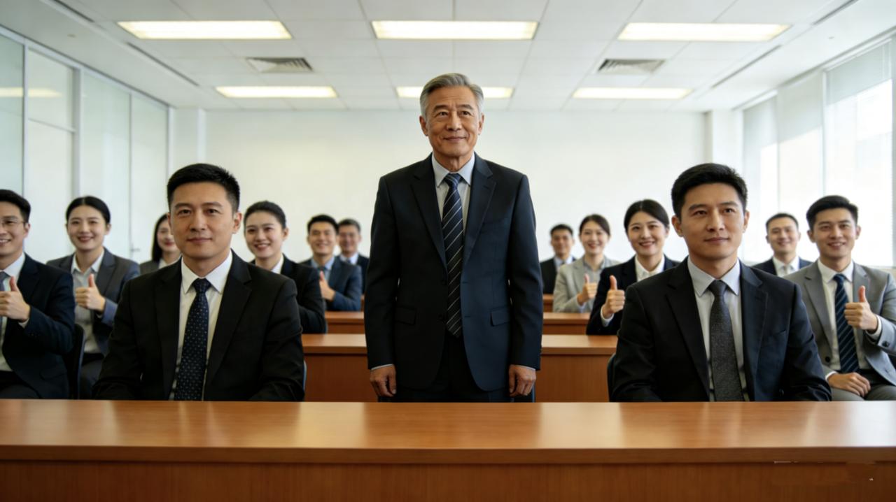 公司内部竞聘主管，三个候选人。老员工大周业务最熟，大家都觉得非他莫属。竞聘演讲