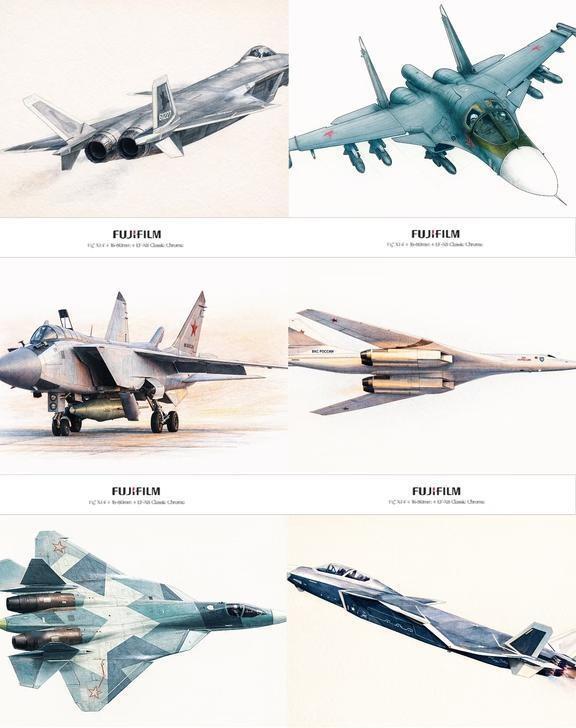 战机插画5️⃣图-160轰炸机（俄文：Ту-160，英文：Tu-160，工厂代