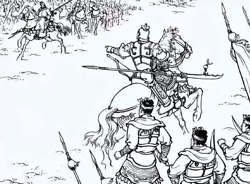大太保兵渡黄河，来到渭南城下讨敌要阵。守将葛从周之子葛彪出马会战大太保...