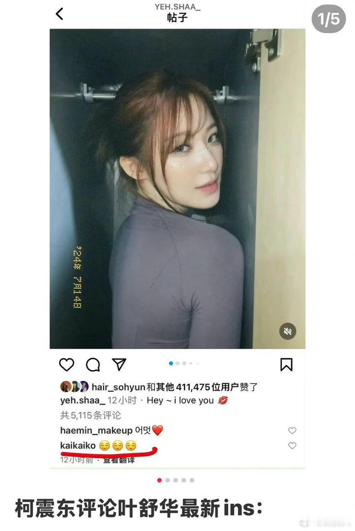 叶舒华ins评论区叶舒华咋想的自己美成啥了去找这种男的干嘛