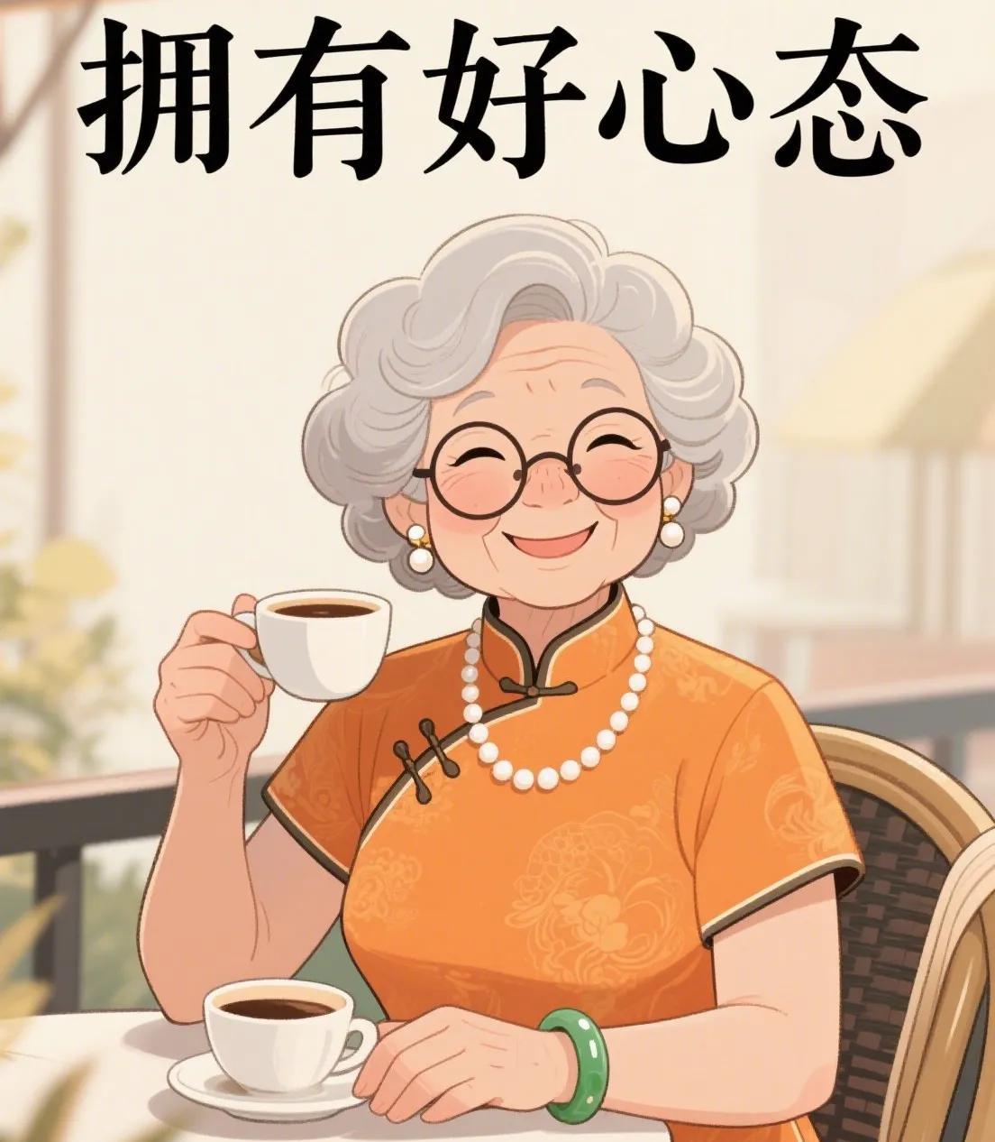 阿婆说：“心态对了，人生就顺了。”心态是一个人最好的风水。你拥有什么样的心