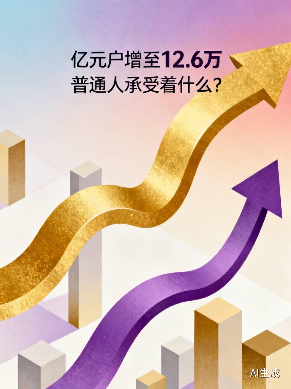 《“亿元户”增至12.6万，普通人承受着什么？》胡润财富报告显示，国内净资产过