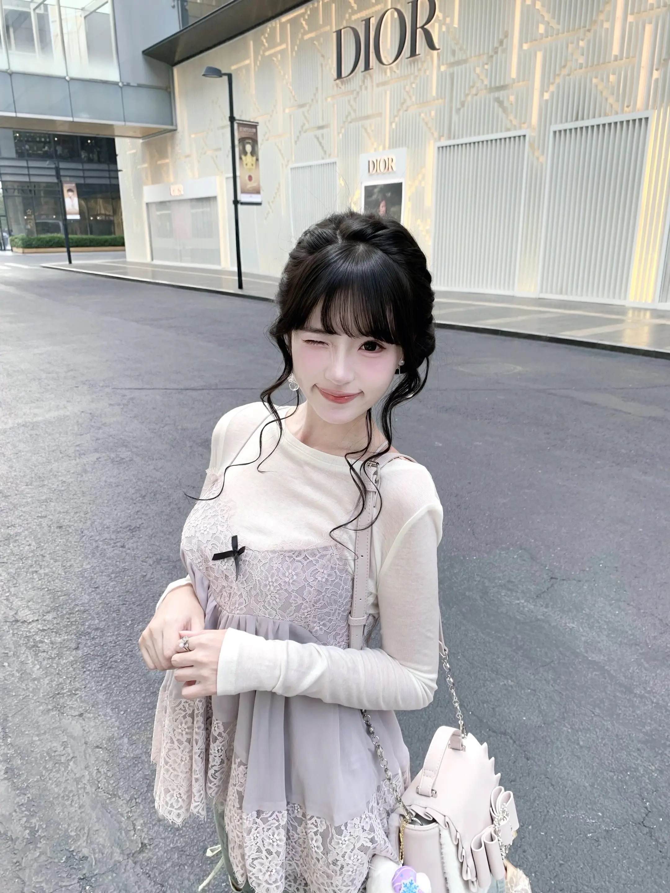 不愧是日系穿搭…果然很漂亮 甜甜的蕾丝我超愛🎀