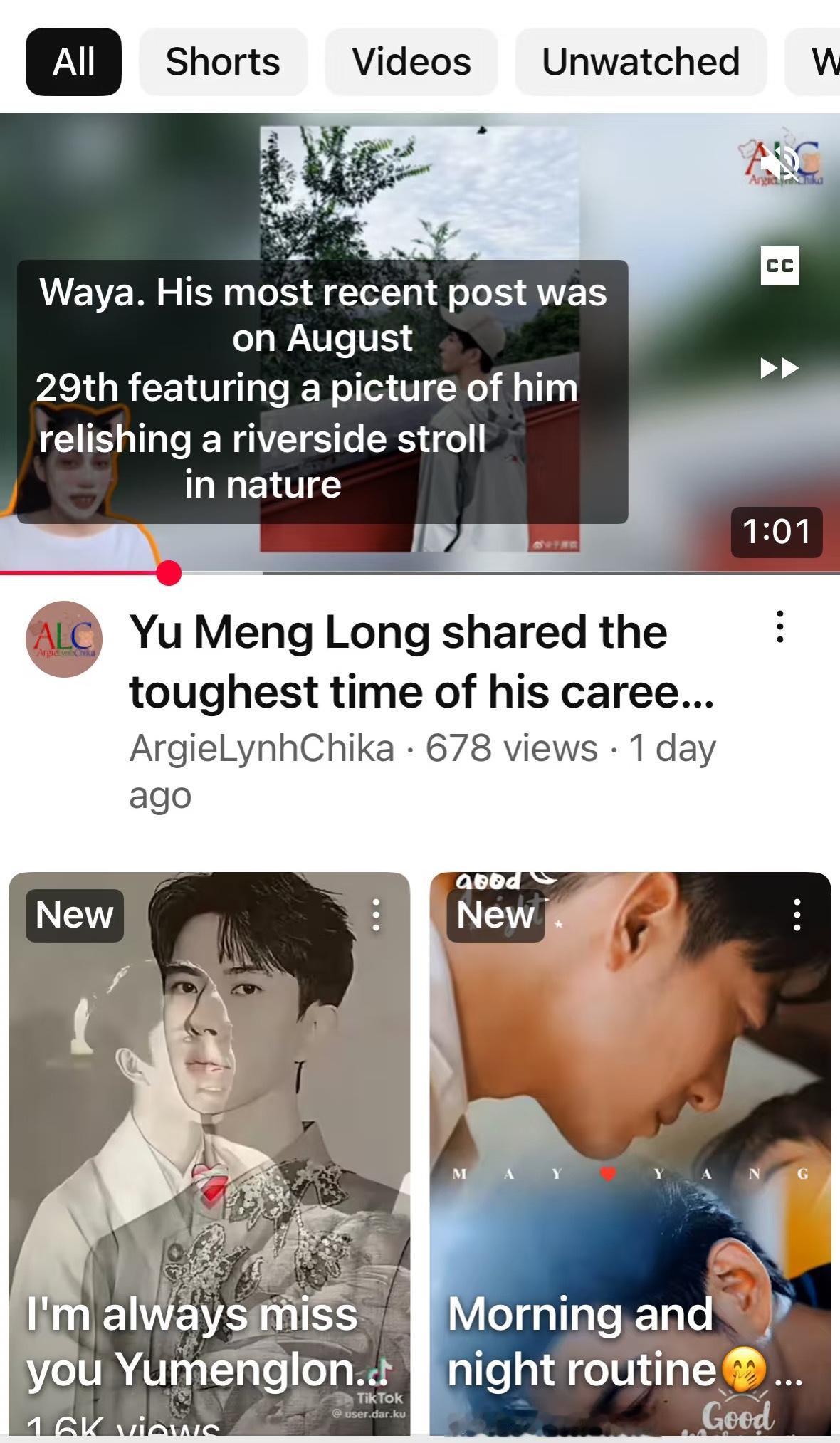 胧胧的事情已经传播到外网上去了，有网友发布了很多他在国外网站上的消息，看