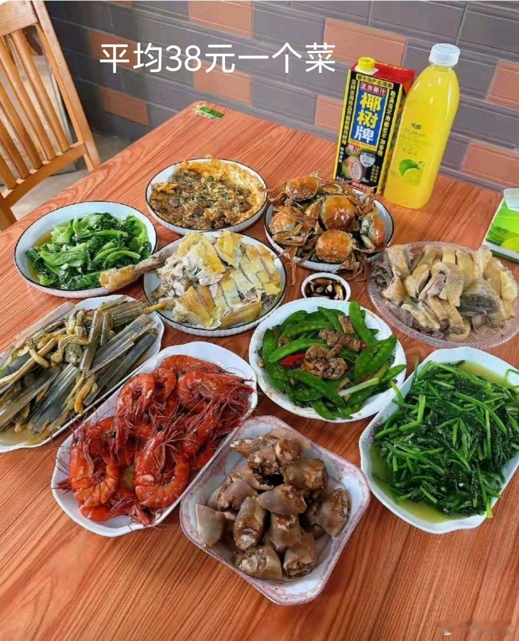 农家乐，平均38元一个菜，蛮实惠吧！