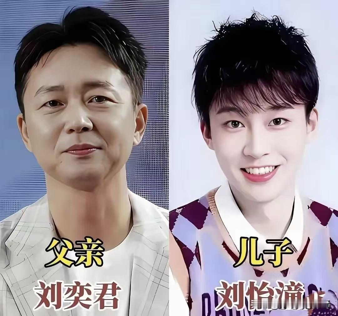 11对明星父子颜值PK！陈凯歌儿子像爸，刘奕君儿子比爸还帅。胡军&胡皓康：儿