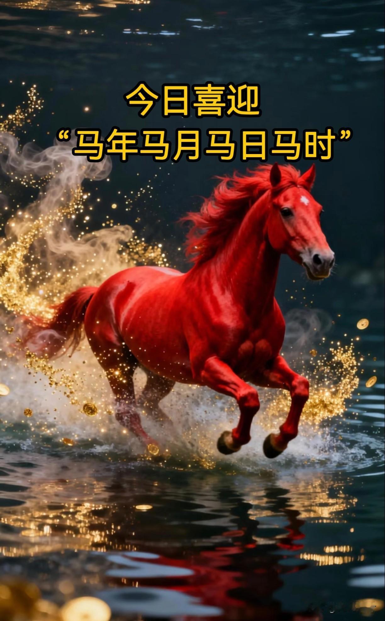 今日遇“马年马月马日马时”，记住：1要洗、2不杀、3不吃、4要从2026年6月