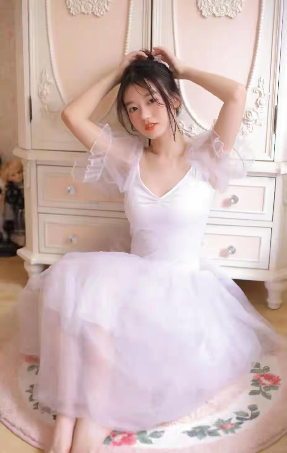 梦幻公主风，轻盈纱裙，甜美可爱，少女心爆棚！💖✨