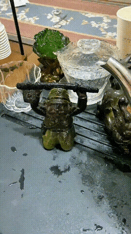 这个茶宠好啊，哪里有卖的，必须买一个[笑着哭]