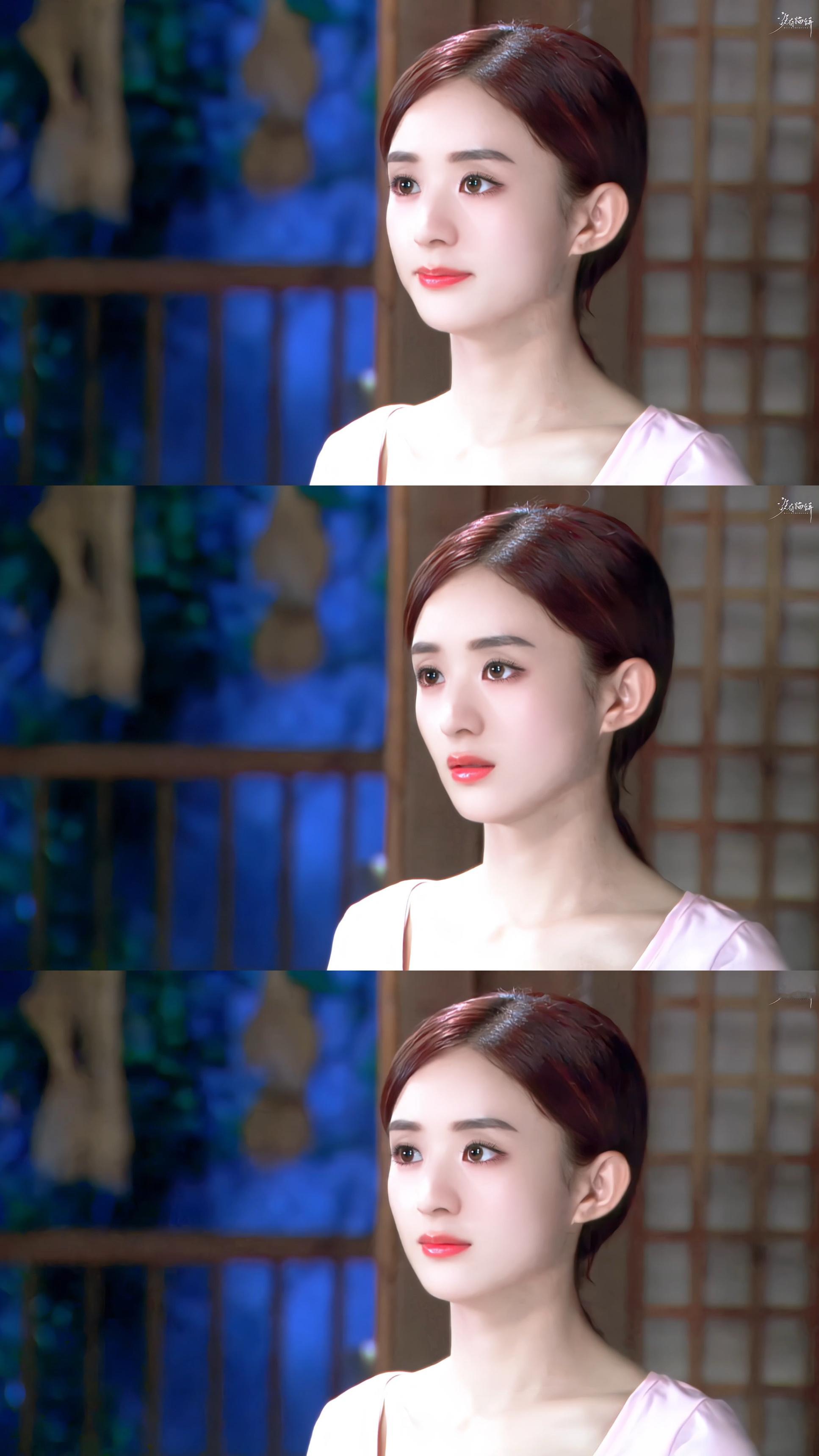 #赵丽颖#越素越美⚪️​