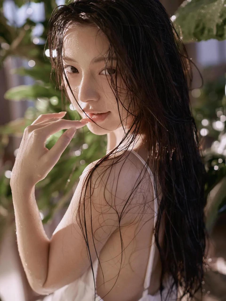 自然写真，优雅美丽自然美女照自然美照自然美写真集摄影写真照日常感写真实