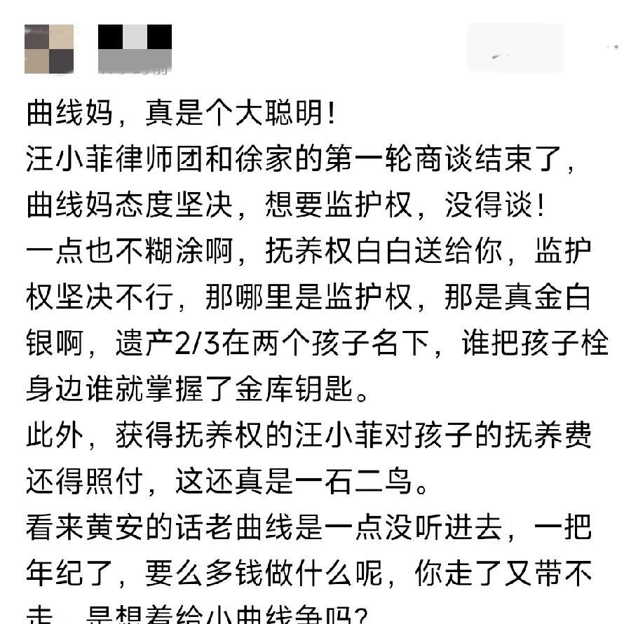 大S和S妈真是一出好戏！大S把房子留给孩子，按月给妈妈生活费。大S立遗嘱