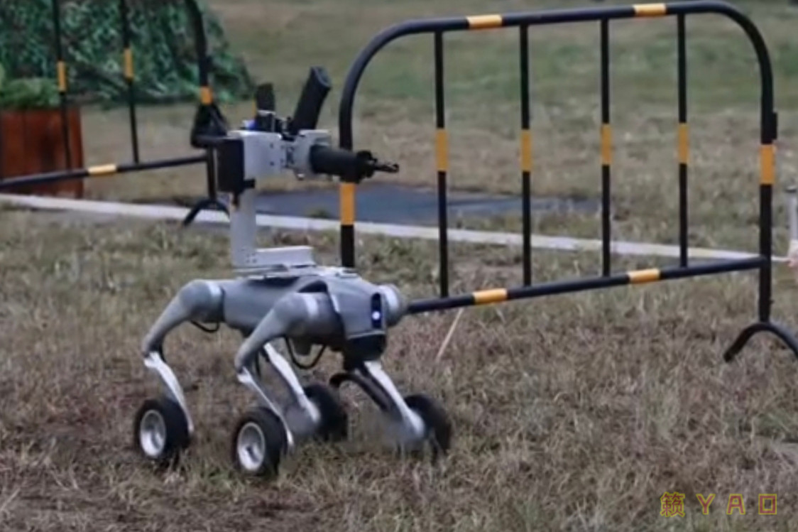 昨天还口嗨给机器狗腿上装轮子，地形条件好的话跑得快更好玩。这就偶合了[doge]
