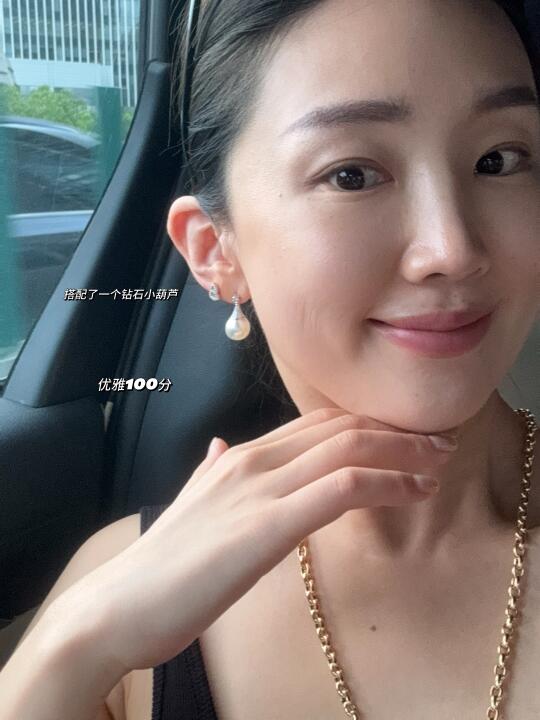我太爱珠宝了💎今年最满意澳白耳坠已出现