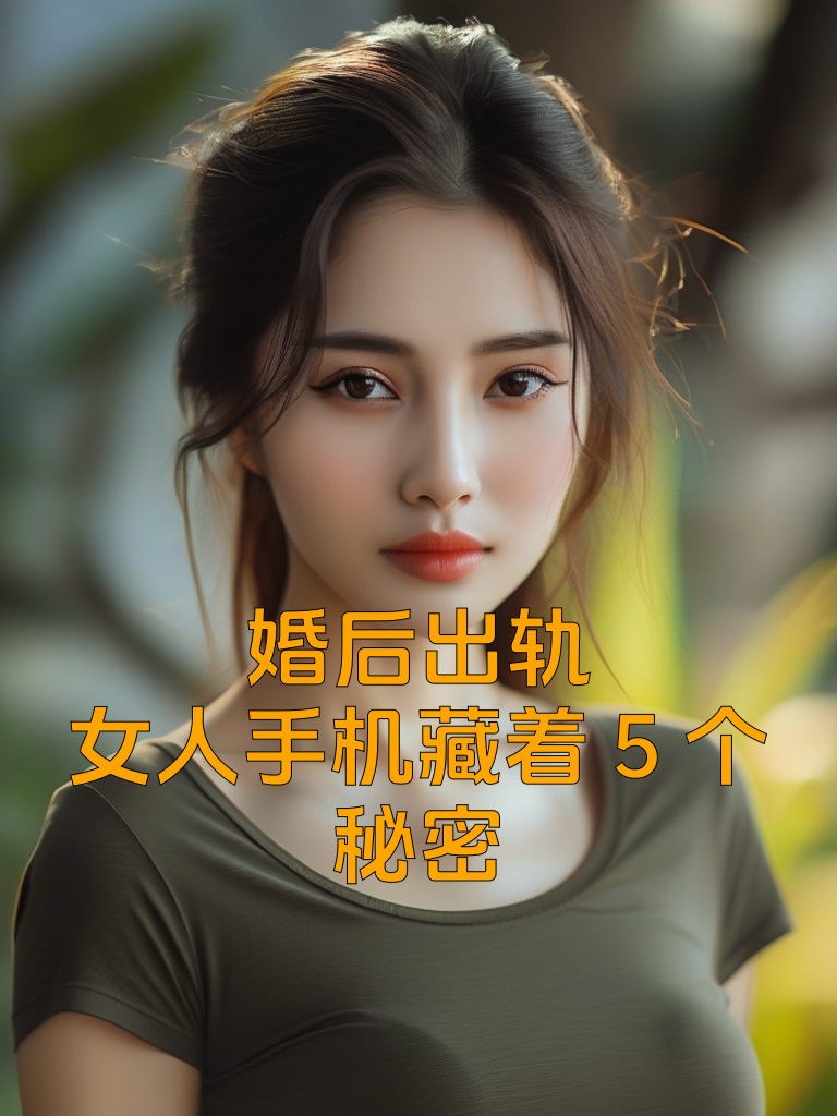 婚后出轨，女人手机藏着5个秘密