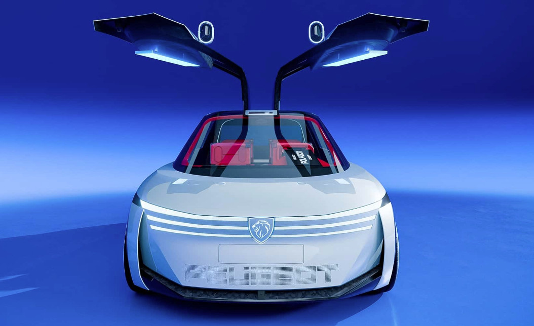 脑洞大开，标致Polygon概念车首发。采用矩形Hypersquare方向盘+线