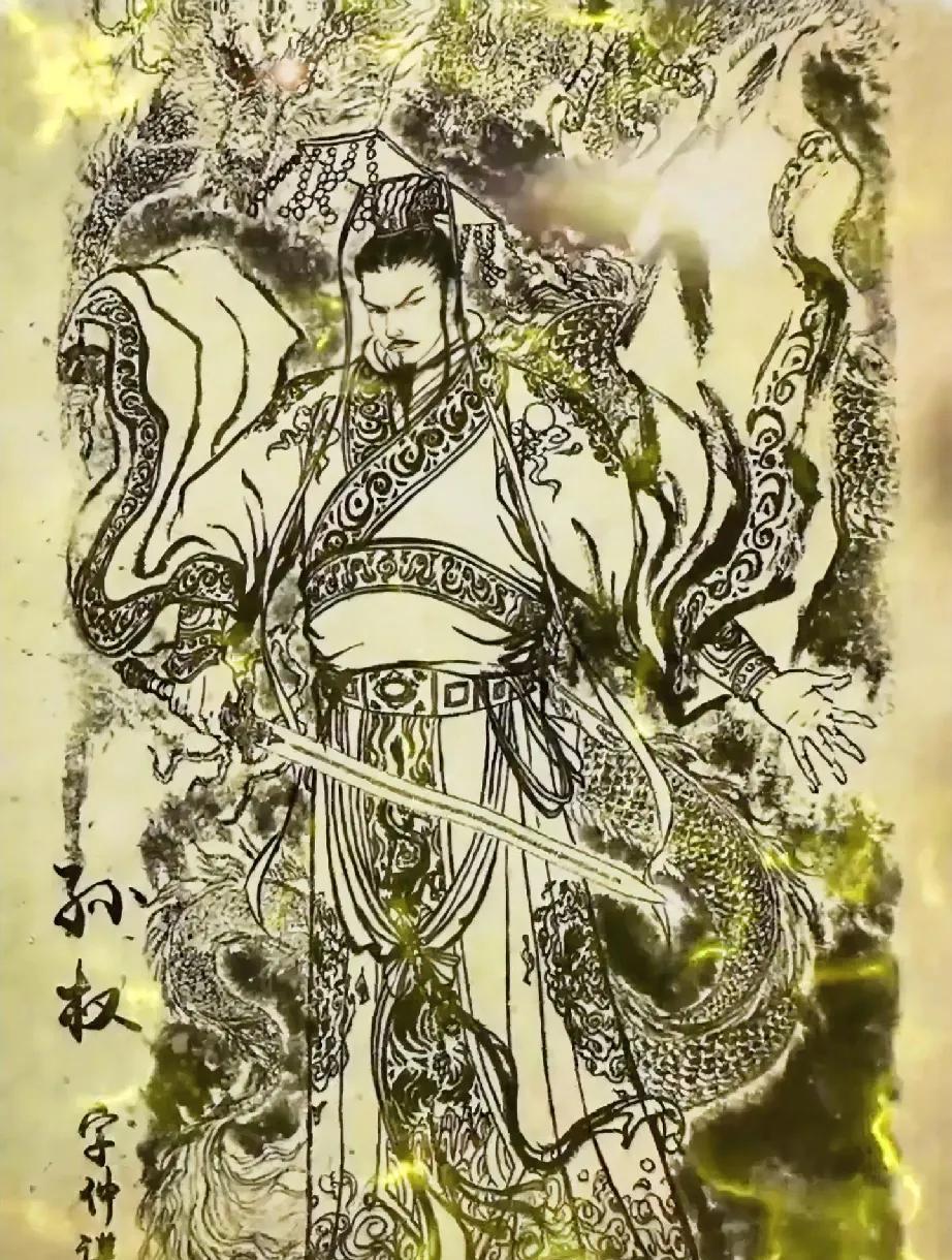 那把裂了纹的铁胎弓，终究没等来帝号六年前孙策下葬时，十八岁的孙权跪在灵柩前，手