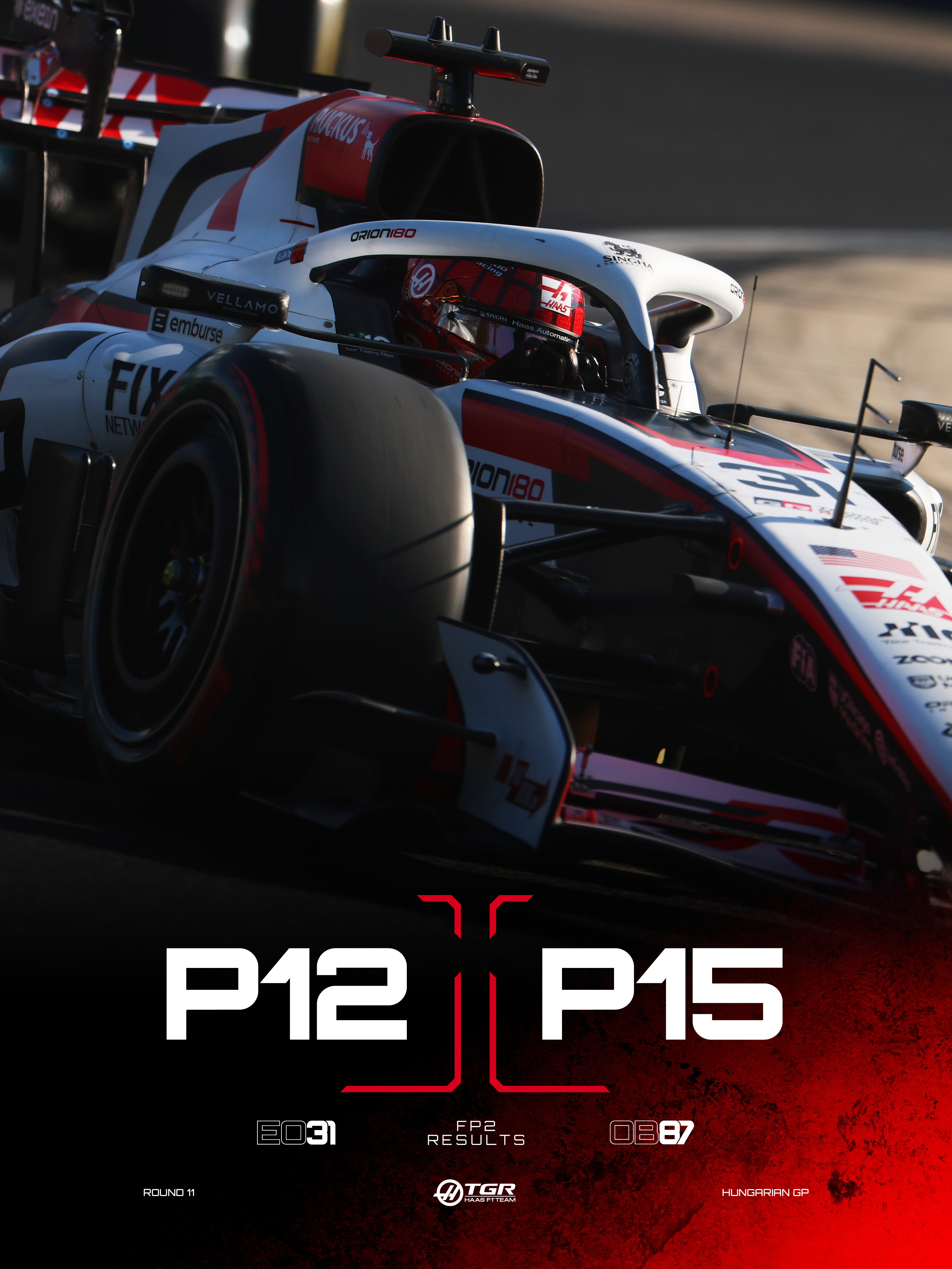 2026赛季F1匈牙利🇭🇺大奖赛FP2结束🔚法拉利车队车手汉密尔顿排在第