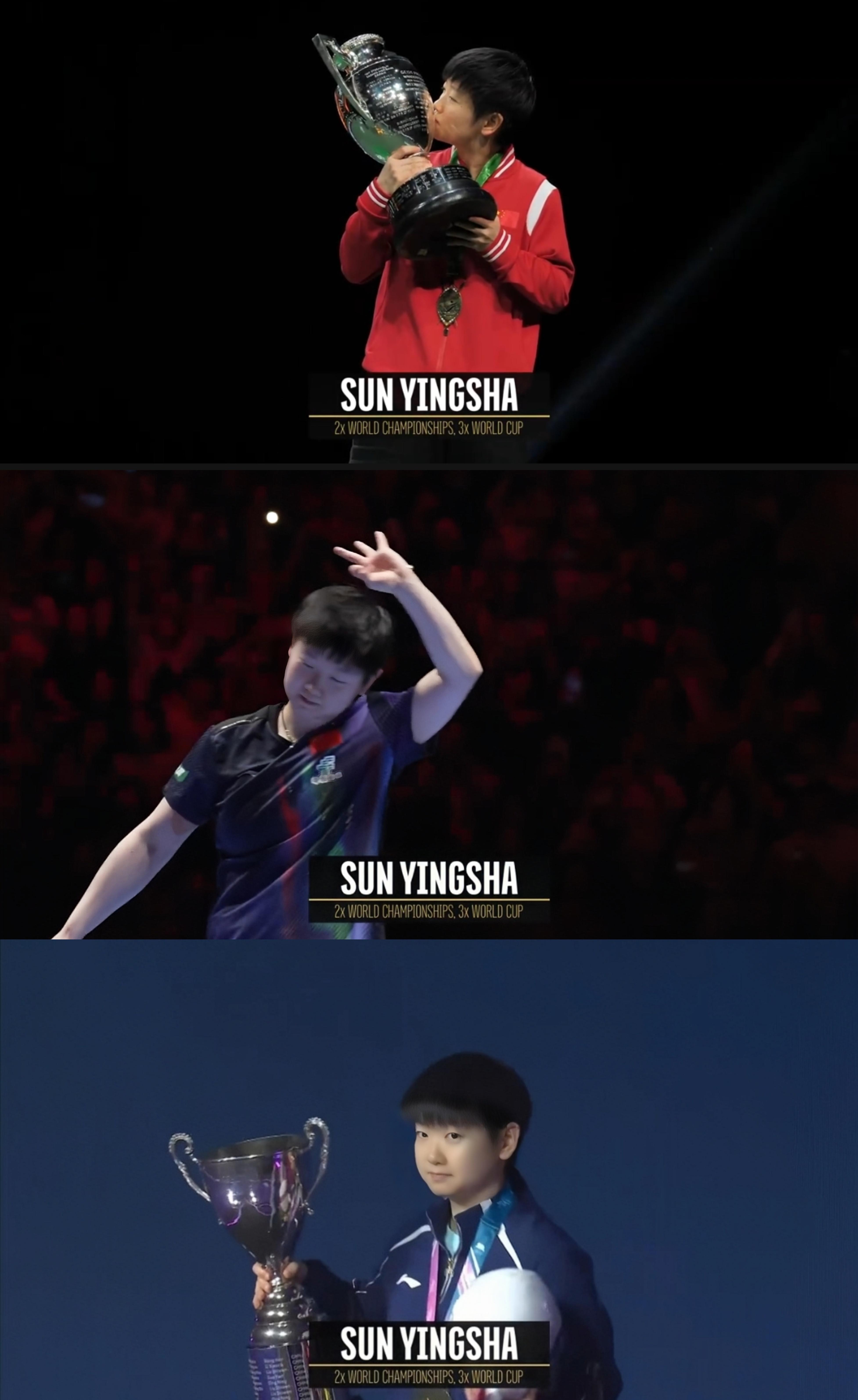 孙颖莎亮相国际乒联记录片⭐SUNYINGSHA⭐2xWORLDCHAMP