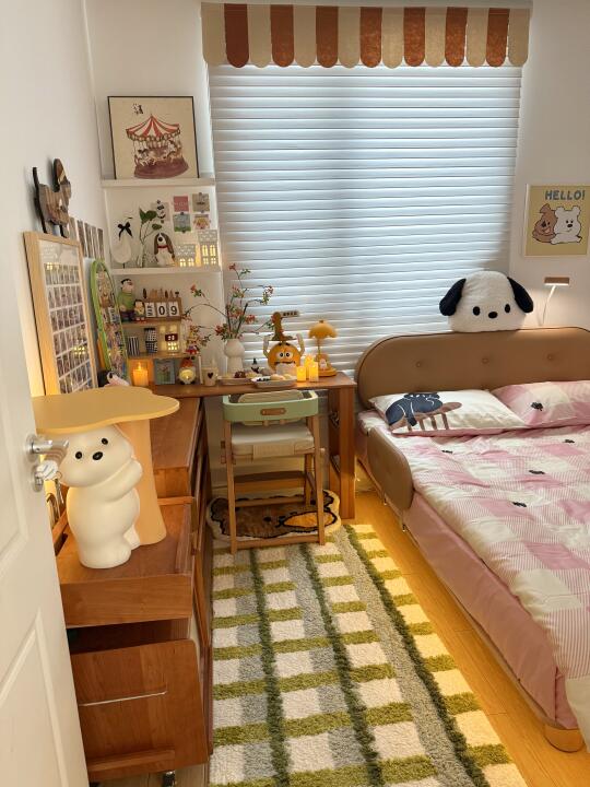 7m²小卧室🏠16张live图🥳爆可爱儿童房👧🏻