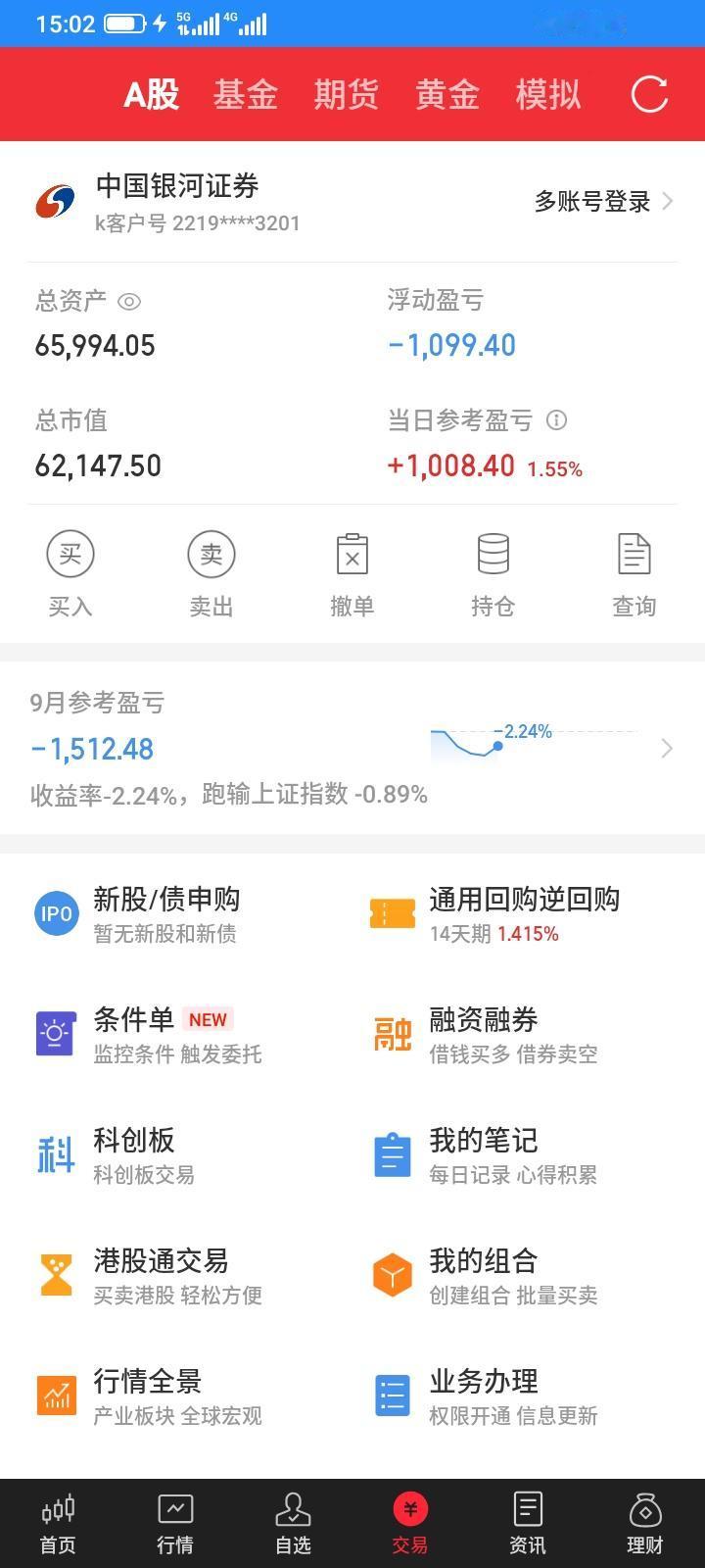 2026.09.07，今天银行股终于下跌了，我的股票和银行股是相反走势的，持有的