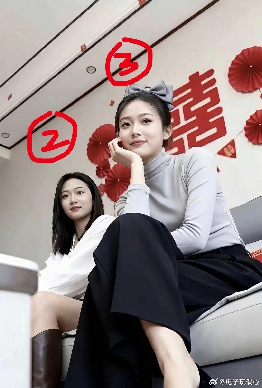 这三个伴娘，谁最符合你的审美。