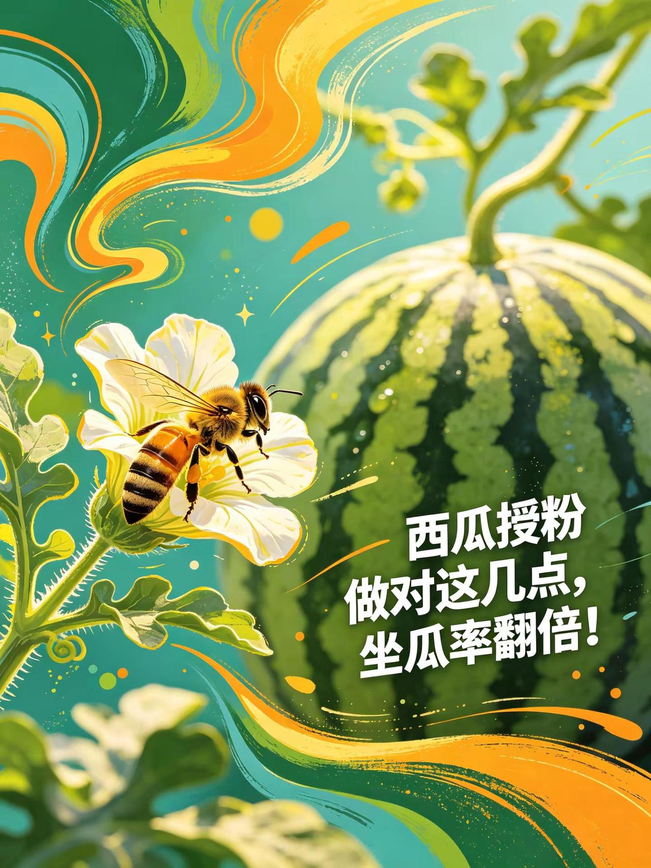西瓜授粉做对这几点，坐瓜率翻倍！。西瓜种植