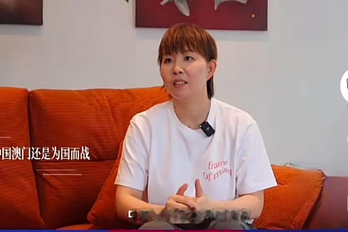 朱雨玲谈到自己代表中国澳门参赛时，是这样表述的：我现在只是代表不同的协会，就如大