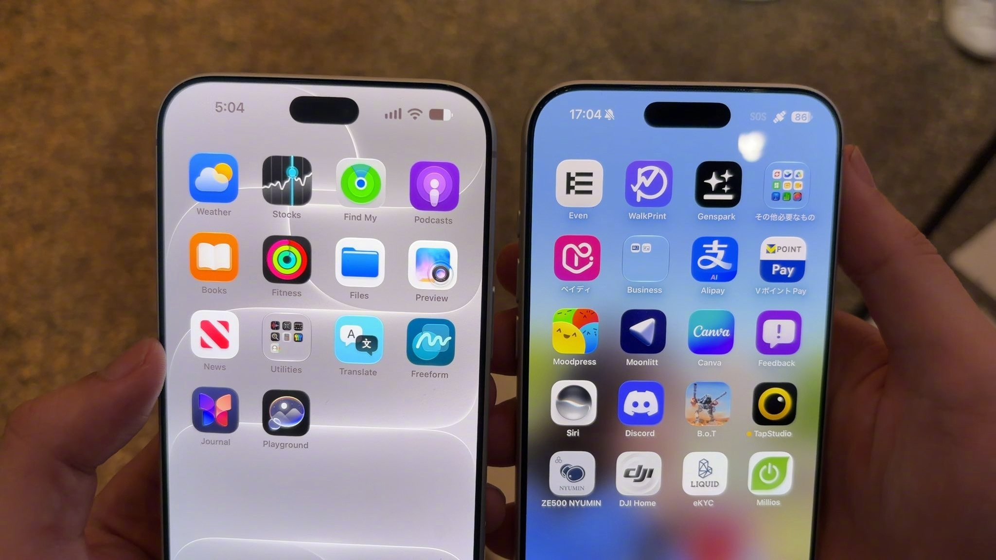 iPhone17ProMax和18ProMax的动态岛大小差异。你更