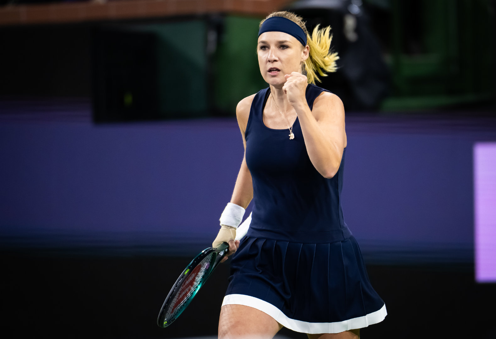 WTA1000迈阿密站首轮，布林科娃以3-66-16-3逆转肯宁，接下来将迎