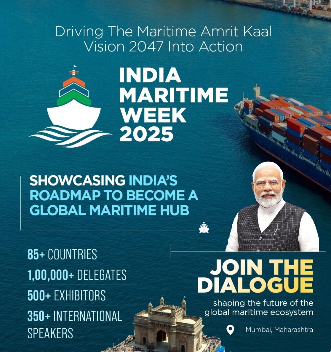 莫迪：我期待明天（10月29日）前往孟买，参加正在进行的2025年印度海事周相关
