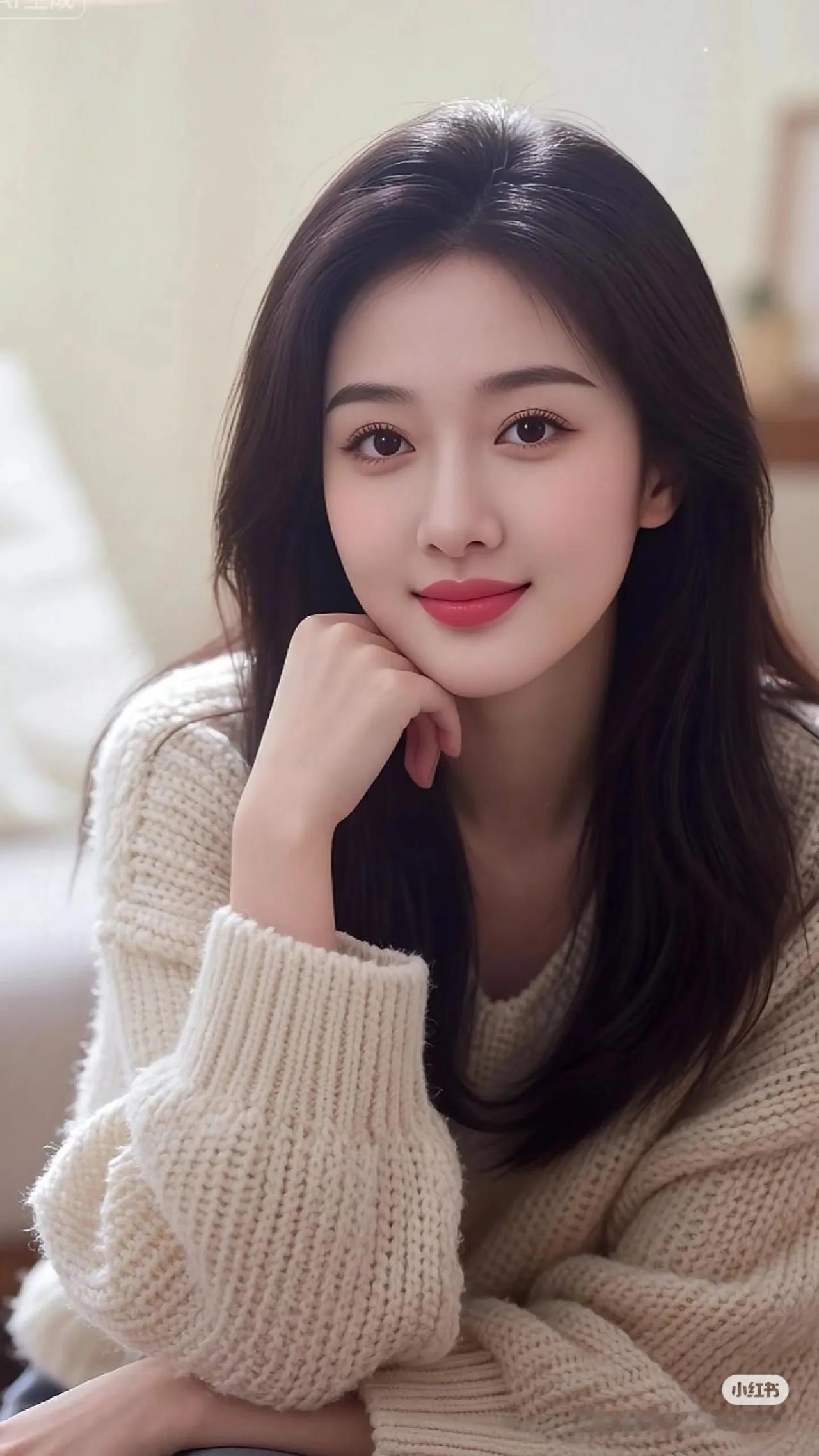 温柔甜美的少女，浅笑盈盈，温暖人心。街拍高清美女