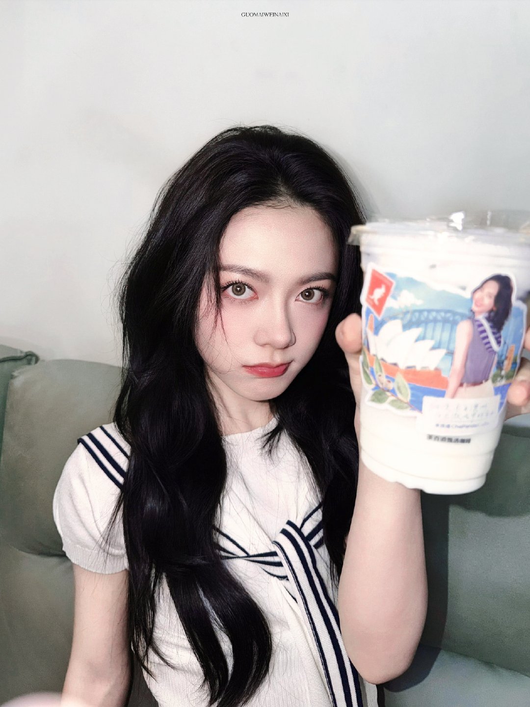 学姐一起喝咖啡吗☕️#赵今麦#​