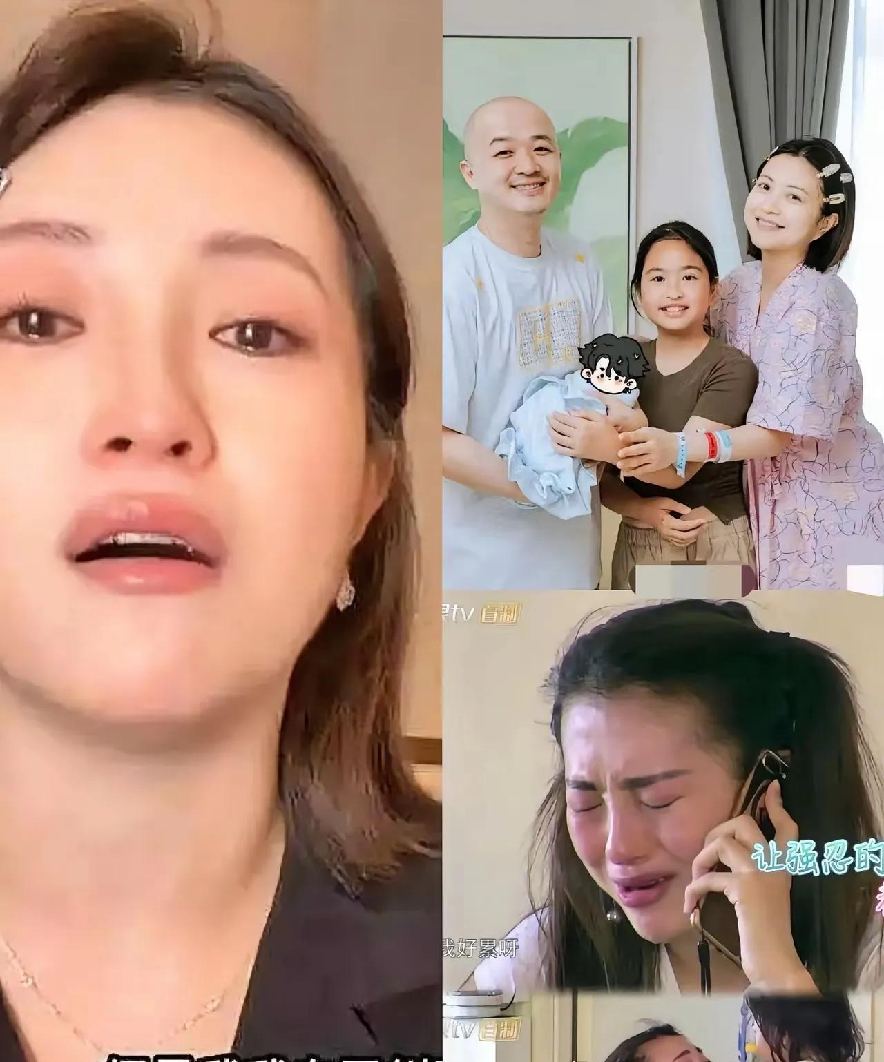 包文婧刚生完二胎就撑不住了。她在直播间说，情绪低落到连闺蜜来探望都想骂人。