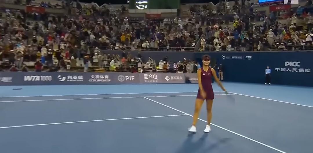 可以可以，WTA1000赛赢两场！比赛好看的中国选手又多了一个网球是需要关注