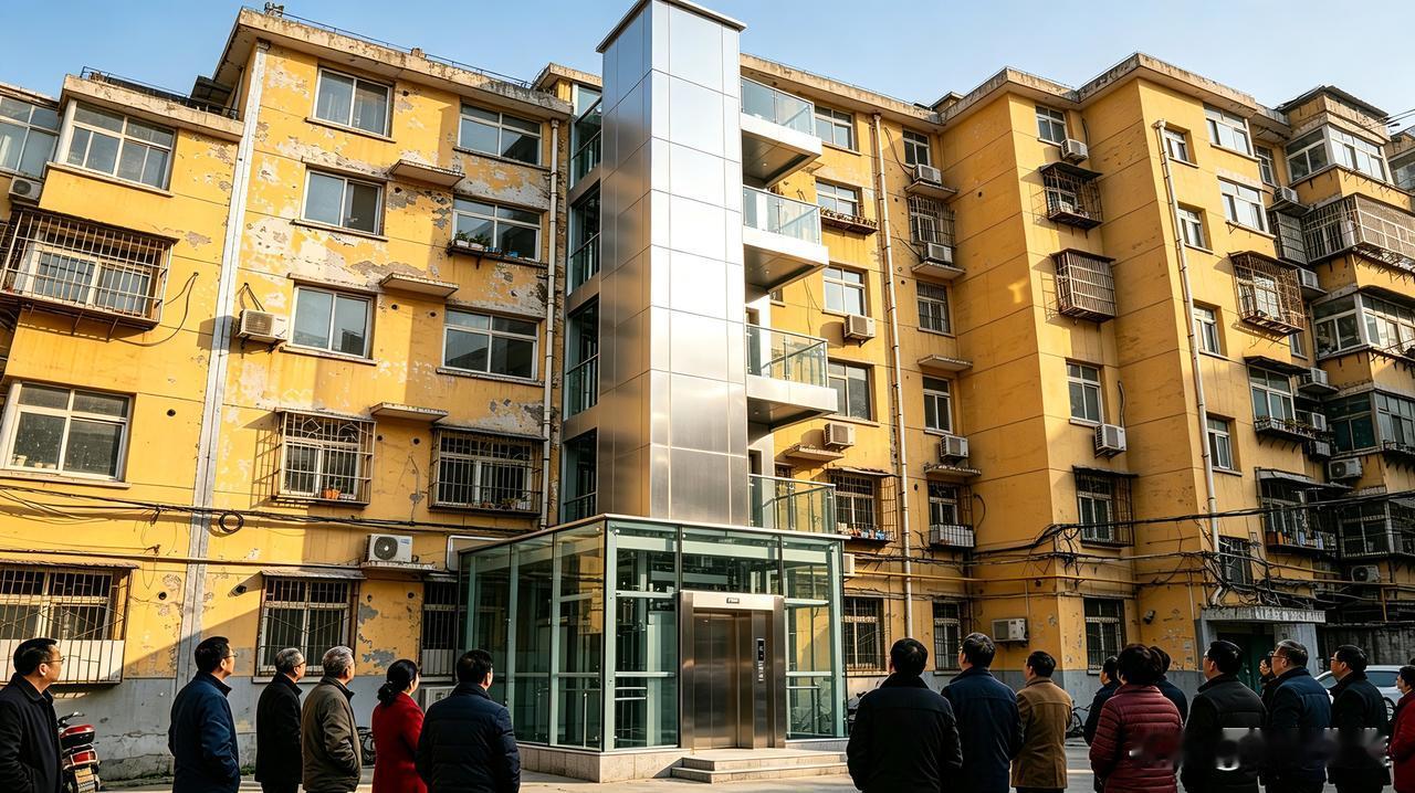 真烦死人，昨天刚回武汉，今天社区就来人协调加装电梯事宜！我家住一楼，这单元5