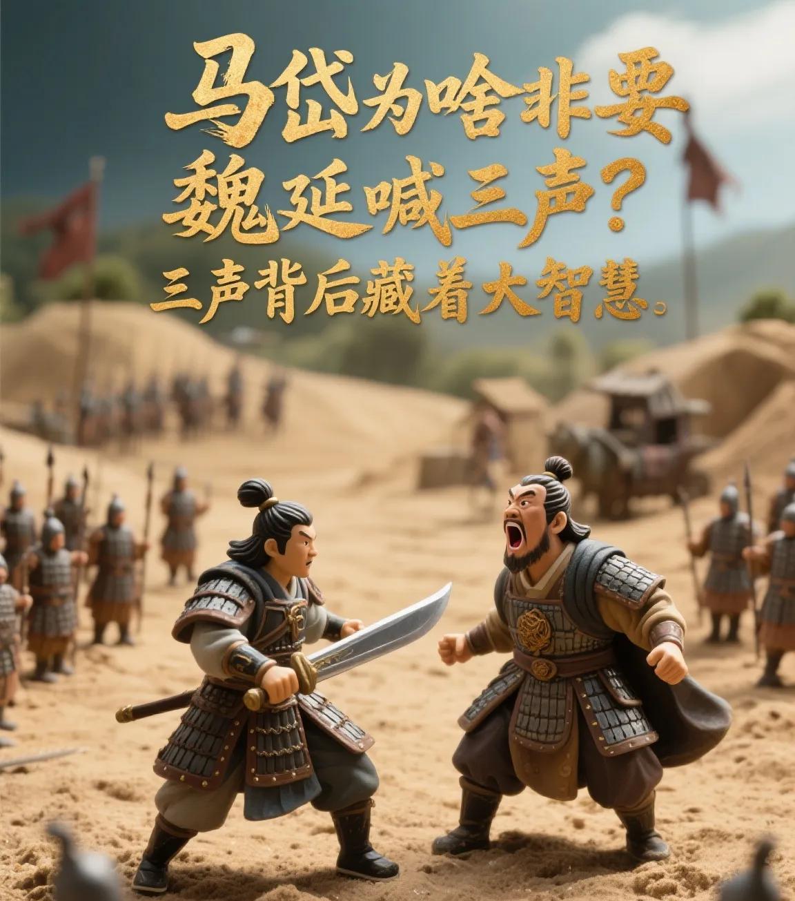 马岱为啥非要魏延喊三声？三声背后藏着大智慧“谁敢杀我？！”魏延的第三声狂吼刚出